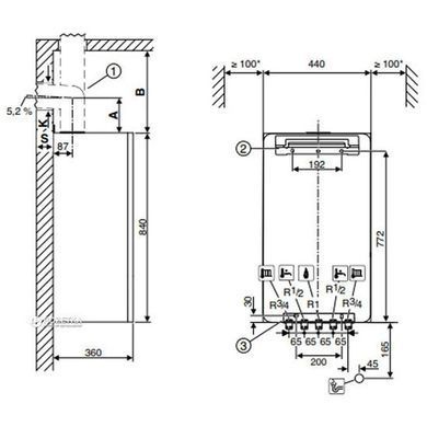 Газовый котел BOSCH Condens 7000i W GC7000iW 24 P 23 конденсационный