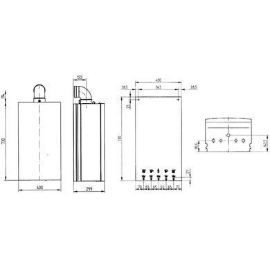 Газовый котел Westen PULSAR D 240 Fi