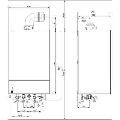Газовый котел Viessmann Vitodens 200-W B2HH 19 кВт (Z029677)