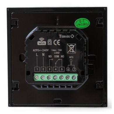 Термостат Tervix Pro Line WiFi черный (114140)
