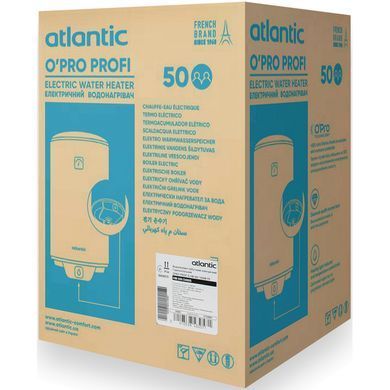 Водонагрівач Atlantic Opro Horizontal HM 050 D400S (1500W)