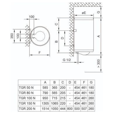 Водонагрівач Tiki Prime M 200V9 (700175)