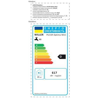Бойлер Willer Optima Mini New PU15R