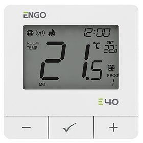 Интернет-терморегулятор ZigBee 3.0 Engo Controls E40-230W, белый