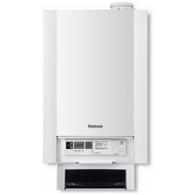 Газовий котел Buderus Logamax plus GB172i-24 T50 white конденсаційний (з вбудованим баком гарячої води 48 л.)