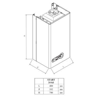 Газовый котел Riello Start 24 KI LN (20151434)