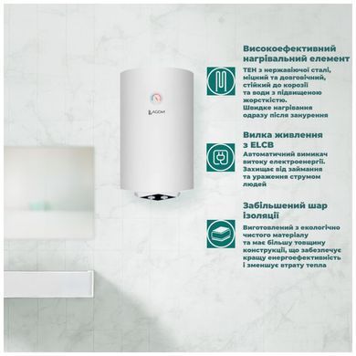 Бойлер Lagom W5-80 (мокрый тэн)