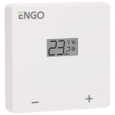 Дротовий добовий термостат Engo Controls EASYBATW 2хААА