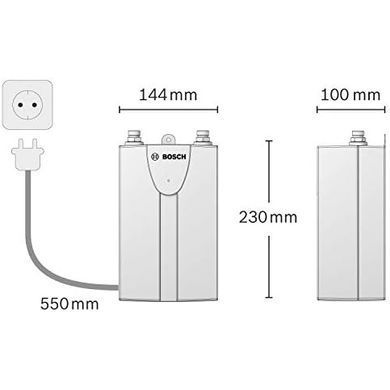 Проточный водонагреватель Bosch Tronic TR1000 5 T