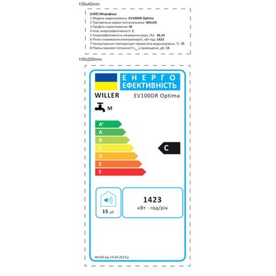 Бойлер Willer Optima EV100DR фото