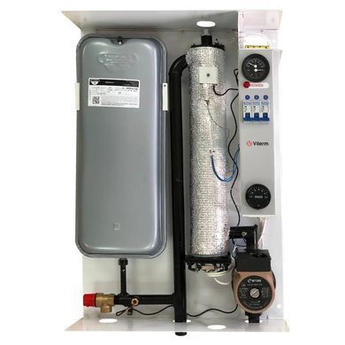 Електричний котел Viterm Max 3 кВт 220В (розширювальний бак + насос + група безпеки)