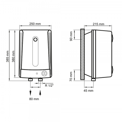 Бойлер Arti WH Compact U 5L/1