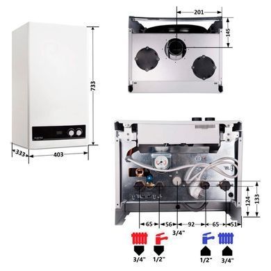 Газовый котел Airfel Digifel Duo 24 кВт (A4CLD024)
