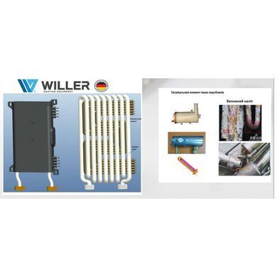Электрический котел Willer DPT207 Hercules WF 7,5 кВт 220В/380В двухконтурный