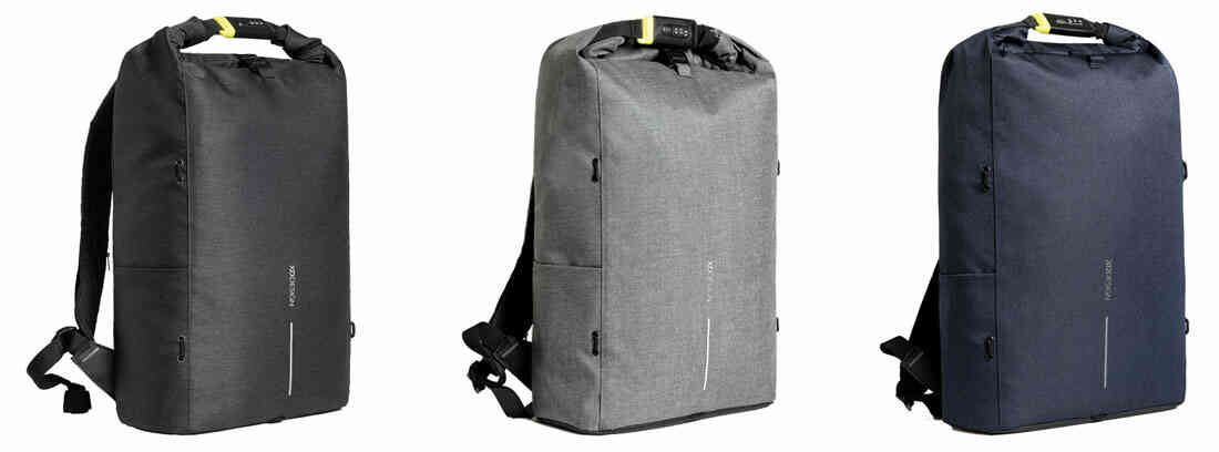 3 цветовые гаммы рюкзаков антивор XD Design Bobby Urban Lite Grey 