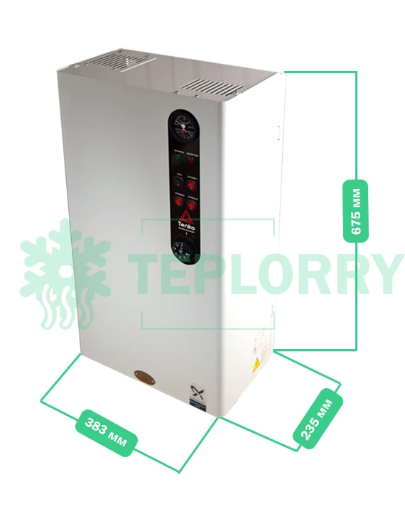 Розміри електрокотла Tenko Standart Plus 15 кВт 380В