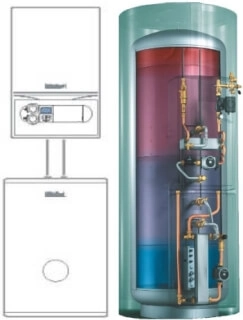 Vaillant ecoTEC plus VU INT 306/5-5 с бойлером косвенного нагрева