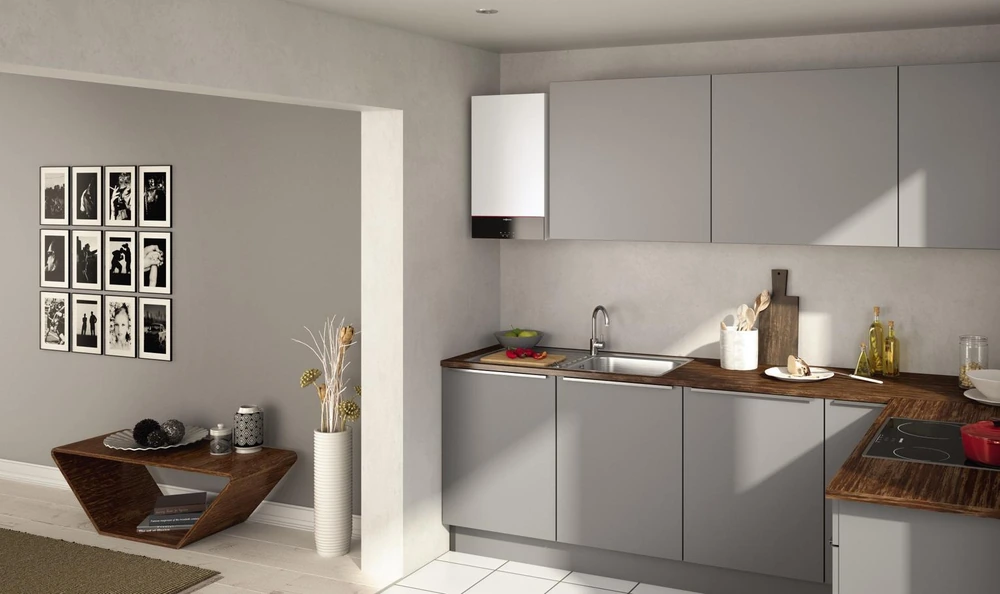 Газовий котел Viessmann Vitodens 100-W B1HF 32 кВт в інтер'єрі